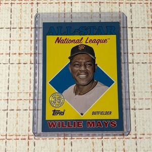 ⚾️ 2023 Series 2 All Star
#88AS-38 Willie Mays MLB Baseball Sports Trading Card